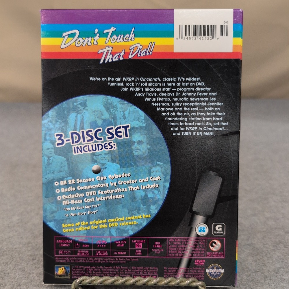 WKRP in Cincinnati The Complete First Season 3-Disc DVD Set 2006‎ Sitcom 70s TV - Picture 2 of 2